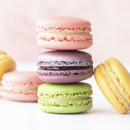 Macarons 10 stk. med forskellige smage