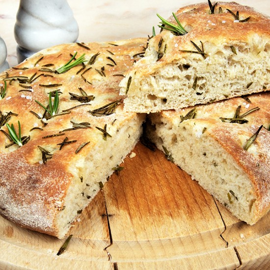 Focaccia brød